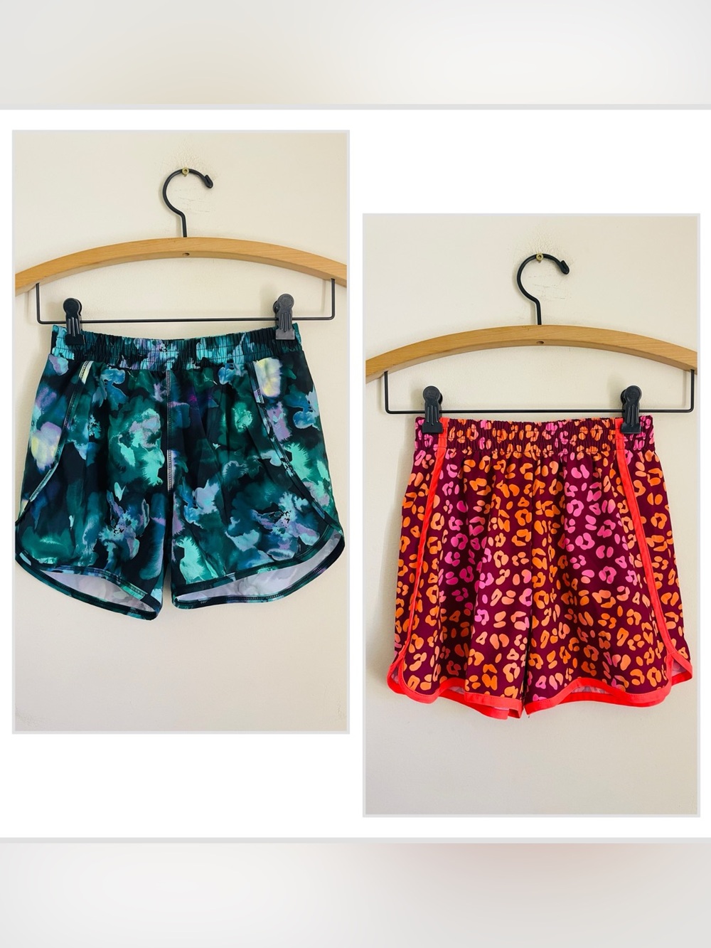 Lands’ End & All In Motion Girls Shorts Size 10/12 Athletic Pull On Bundle
